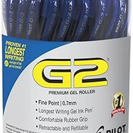 PILOTG2 Premium Gel Pen Convenience Pack, Retractable, Fine 0.7 mm, Blue Ink, Blue Barrel, 36/Pack