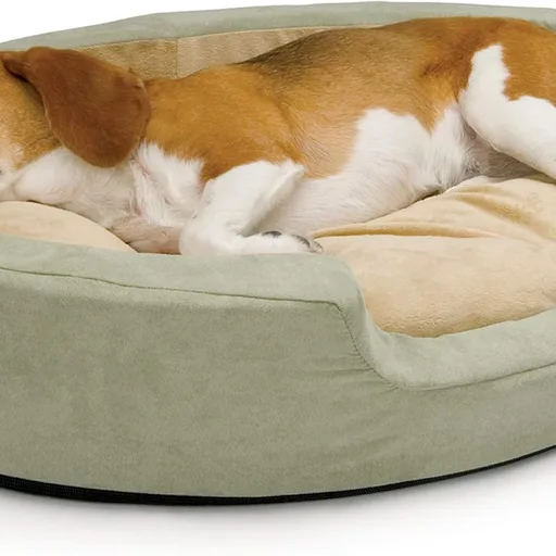 K&H Heated Dog Bed, Thermo-Snuggly Sleeper Indoor, Safety Listed, Medium 6W