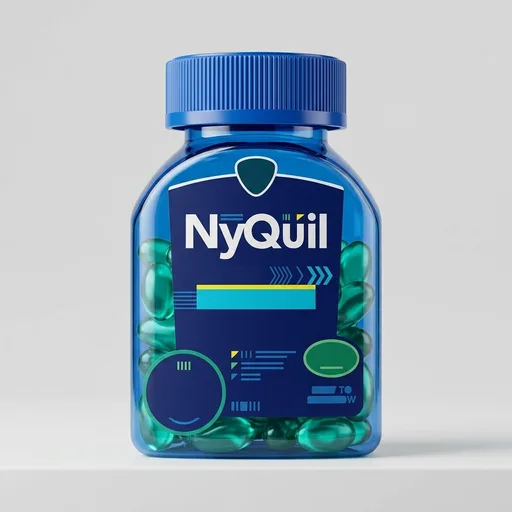 NyQuil Ultra Concentrated Cold and Flu Medicine, Nighttime, Relief for Cough, Sore Throat, Fever, Congestion, Easy to Swallow, Easy to Open Bottle, 48 LiquiCaps