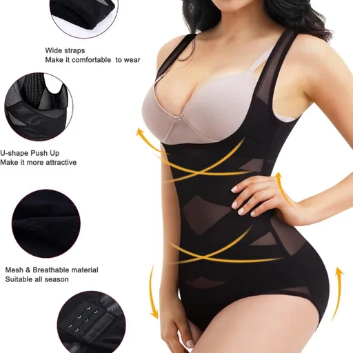 Shapewear Bodysuit for Women Tummy Control Waist Trainer Body Shaper Girdle