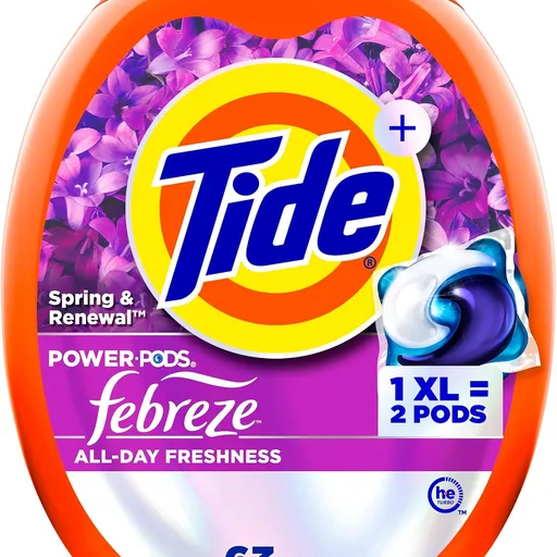 Tide Power Pods with Febreze Laundry Detergent Pacs