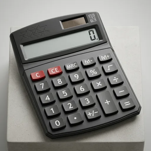 Amazon Basics LCD 8-Digit Desktop Calculator