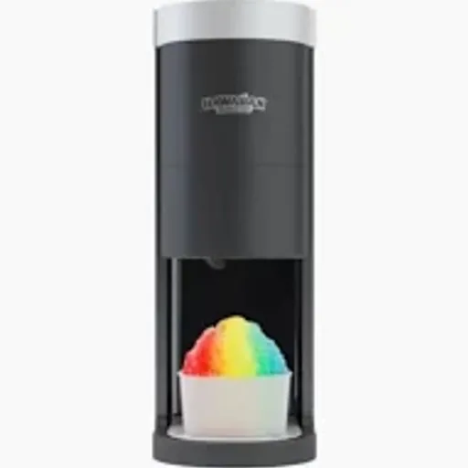 Hawaiian Shaved Ice Machine Kit - 3 Flavors, 25 Cups, Straws, Pourers, Ice Molds
