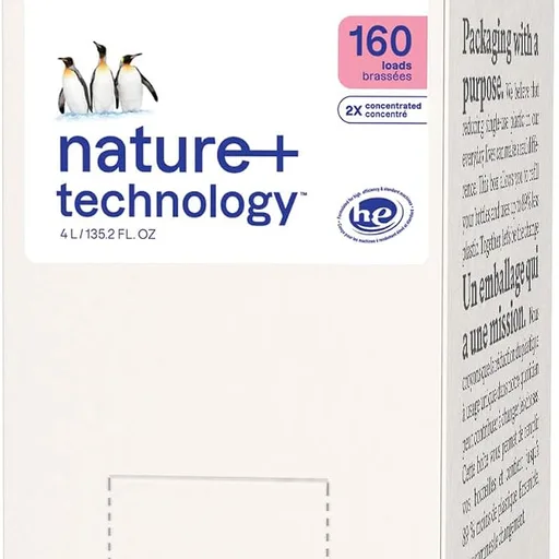 ATTITUDE Free and Clear Laundry Detergent Refill, Unscented, 160 Loads