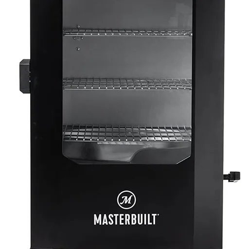 Masterbuilt® 40-inch Digital Electric Vertical BBQ Smoker with Leg Kit, Side Wood Chip Loader and 970 Cooking Square Inches in Black, Model MB20070122