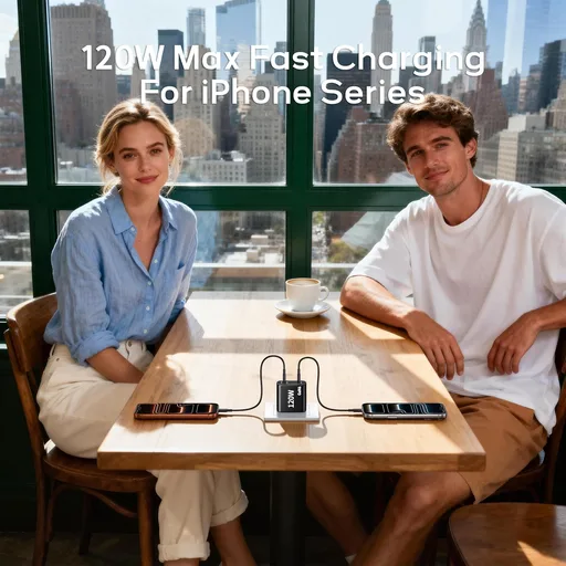 120W Fast Charger USB C - 2 Pack 65W PD Dual Port GaN Type C Charging Block | 3.3/3.3/10/10FT USB C Cable for MacBook Air Pro iPhone 17/16/15 Series Samsung Galaxy S25/S24/S23 Ultra Home Office Travel