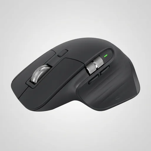 Logitech MX Master 3S Wireless Bluetooth Mouse, Ultra-Fast Scrolling 8K DPI