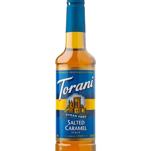 Torani Sugar Free Salted Caramel Syrup, 25.4 oz