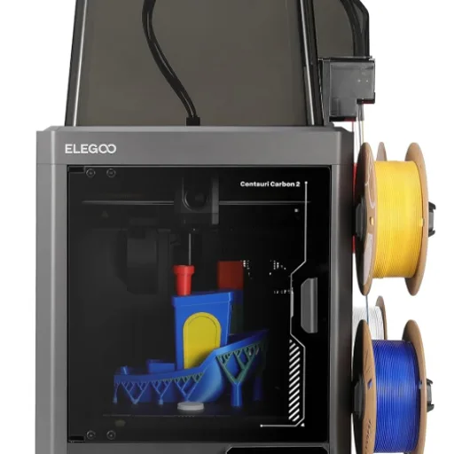 ELEGOO Centauri 2 CoreXY 3D Printer, 500mm/s High-Speed Printing with Smooth Print Quality, Full Auto Calibration, 350°C High-Temp Nozzle, 256x256x256mm Build Volume for Beginners & Makers