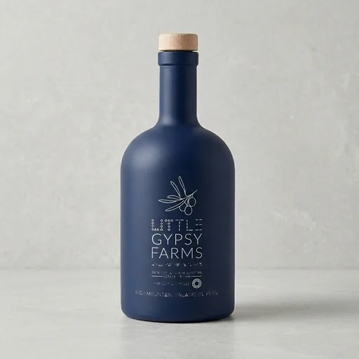 Extra Virgin Olive Oil From High Mountain Organic EVOO from Little Gypsy Farms | Extra Virgin Olive Oil from a Single Estate in Greece | First Cold-Pressed | High Polyphenols & Amino Acids | Non-GMO | 500ml