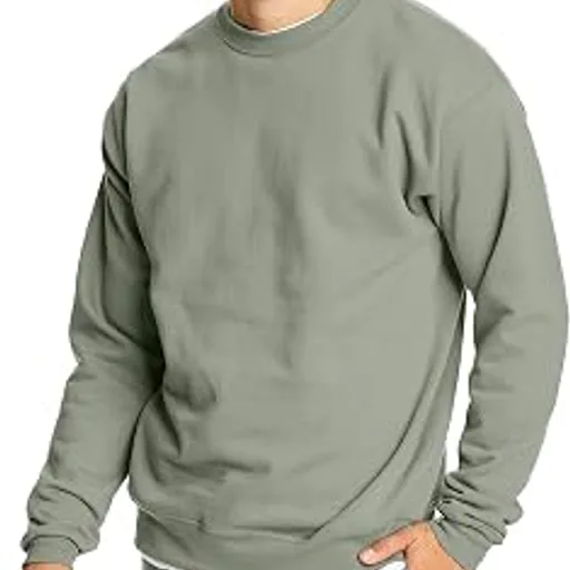 HanesMen's Sweatshirt, EcoSmart Fleece Crewneck Sweatshirt, Big & Tall Available, 1 or 2-Pack