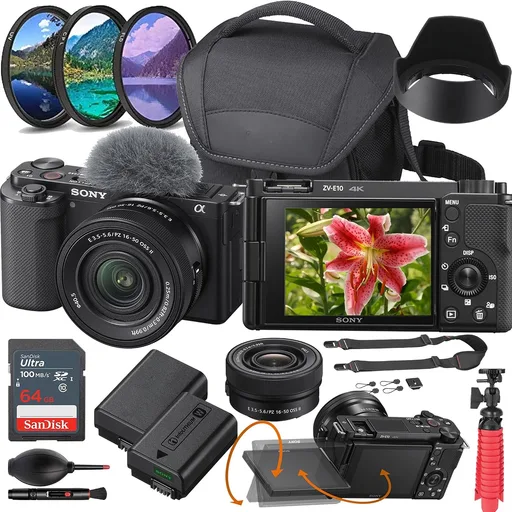 Sony ZV-E10 Mirrorless Vlog Camera