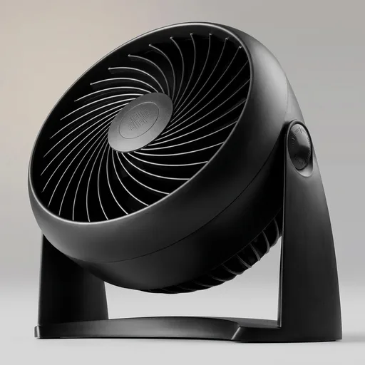 Honeywell TurboForce Air Circulator, Small Tabletop Fan, Quiet Personal Fan for Home or Office, 3 Speeds, 90 Degree Pivoting Head, Black, HT900