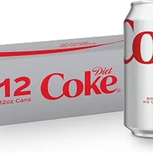 Diet CokeSoda Soft Drink Cans, 12 fl oz, 12 Pack