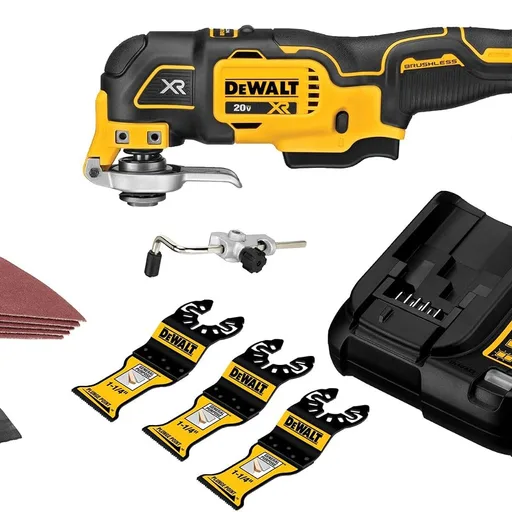 DEWALT 20V MAX XR Oscillating Tool, Battery and Charger Included (DCS356D1)