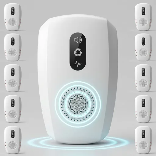 2026 Upgraded Ultrasonic Indoor Pest Repeller, 3-Mode Pest Control, 10 Pack | Electronic Plug-in Rodent & Insect Deterrent for Mouse, Rat, Roach, Ant, Spider an