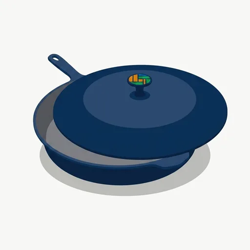 Field Company No.12 Skillet and Matching No.12 Cast Iron Skillet Lid
