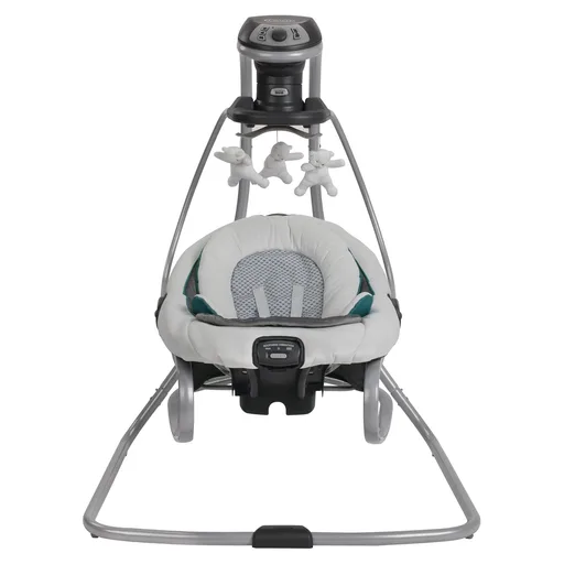 Graco DuetSoothe Swing and Rocker with Removable Swing Seat and 6 Swinging Speeds for Toddler Swing Seat and Swing Chair