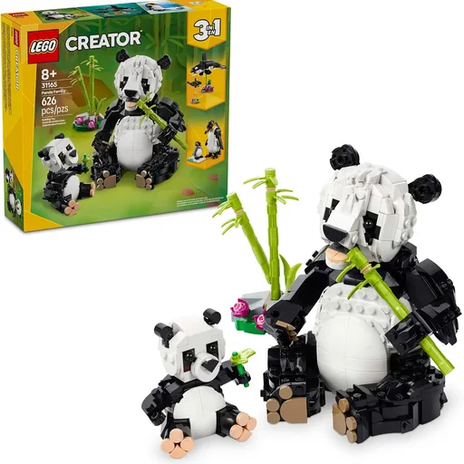 LEGO Creator 3-in-1 Wild Animals Panda Family 31165