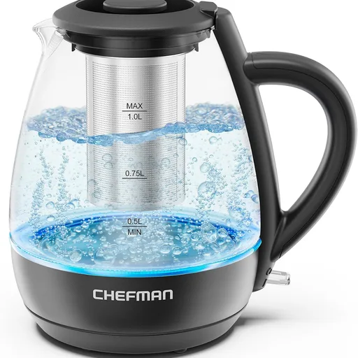Chefman Electric Kettle with Tea Infuser