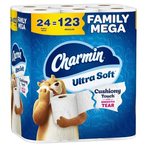Charmin Ultra Soft Cushiony Touch Toilet Paper