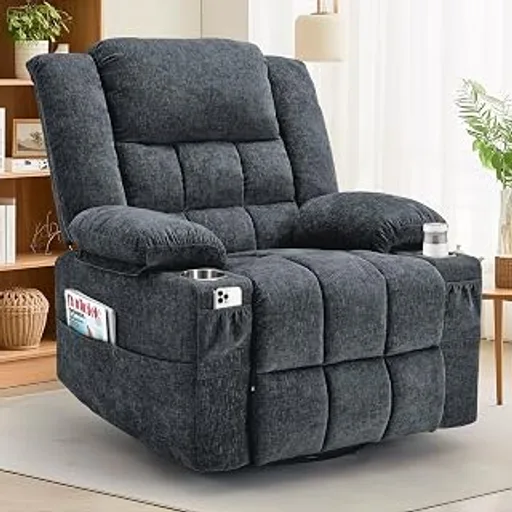 Korser Swivel Rocker Recliner