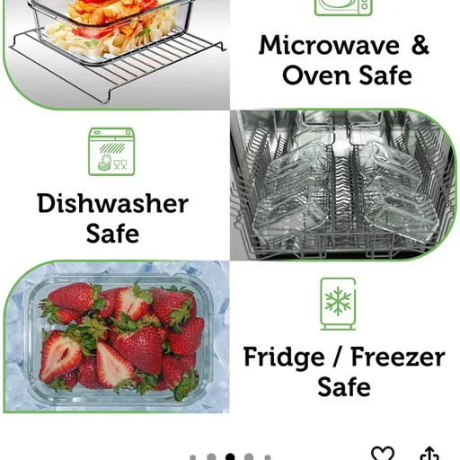 Verel Glass Food Storage Containers