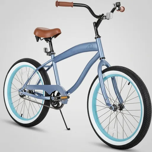 JOYSTARBeachside 20" 24" 26" Beach Cruiser Bike for Kids, Teens & Adults | Classic Beach Cruiser Perfect for Boys Girls Women, Men. Coaster brake, Single Speed,