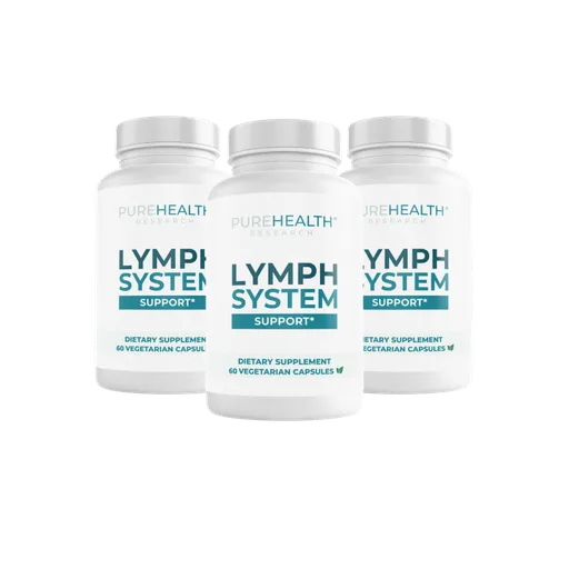 PUREHEALTH RESEARCH Lymph System Support - Lymphatic Drainage Supplement