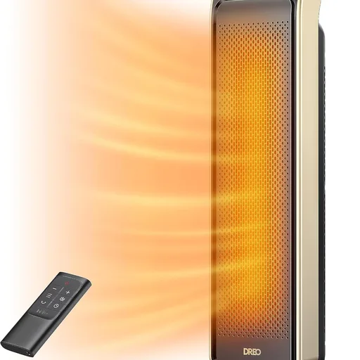 DREO 25 Inch Electric Space Heater for Indoor Use, Large Room, Thermostat