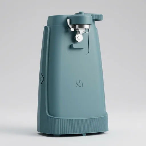bella Electric Can Opener and Knife Sharpener, Removable Cutting Lever, Cord Storage, Stainless Steel Blade, Surf