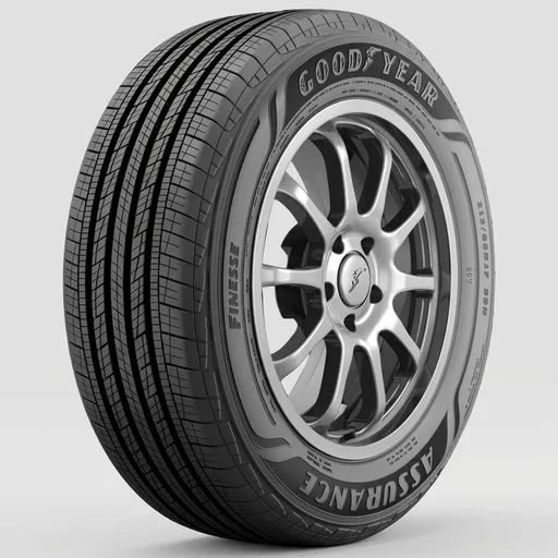 Goodyear Assurance Finesse All-Season 225/65R17 SL 102 H Tire | Truck/SUV Touring All Season Traction 102H Rated Standard Load Radial Construction Black Sidewall Tire