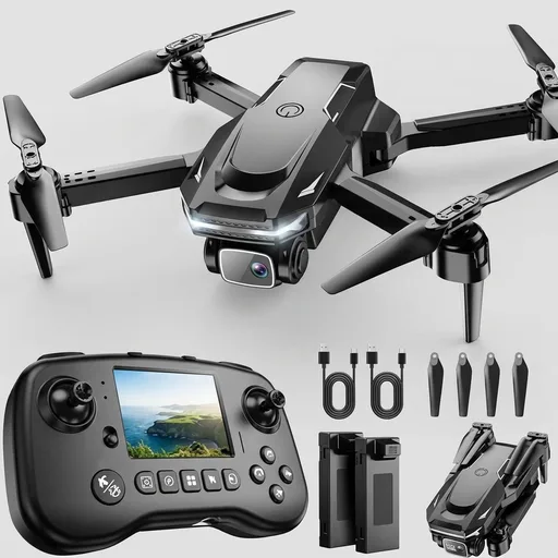 Drone with Camera and Built-in Screen Controller