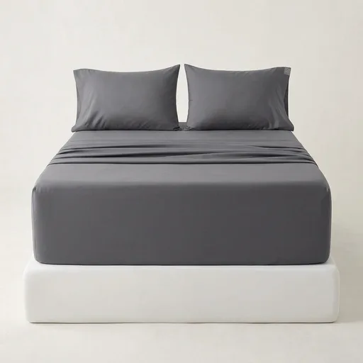 Mellanni Extra Deep Queen Sheets - 4 PC Iconic Collection Bedding - Hotel Luxury, Ultra Soft, Cooling Bed Sheets - Wrinkle, Fade, Stain Resistant (Queen, Gray)