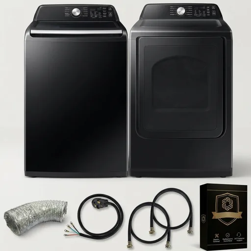 Samsung Smart Top Load Washer & Electric Dryer