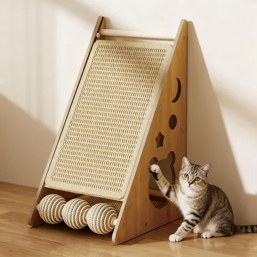 Cat Scratcher with Nest