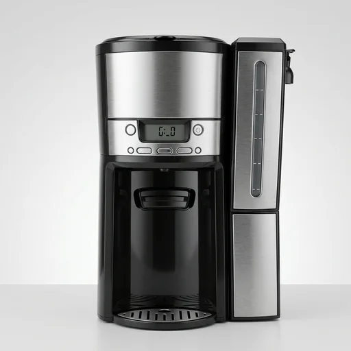 Hamilton Beach One Press Programmable Dispensing 12 Cup Coffee Maker with Internal Coffee Pot, Stays Warm and Fresh for Hours, 60 oz. Removable Reservoir, Black & Stainless Steel (47950)