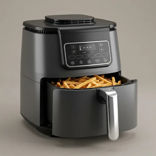 Ninja XL Air Fryer with MaxCrisp | 6.5 QT Capacity | 6-in-1 Max Crisp, Air Fry, Roast, Bake, Reheat & Dehydrate | 450°F Temp | 1750 Watts | Nonstick Basket, Crisper Plate & Recipe Guide | Grey | AF181