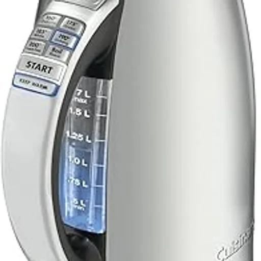 Cuisinart1.7 L. Programmable Electric Kettle, Tea Kettle, CPK-17P1