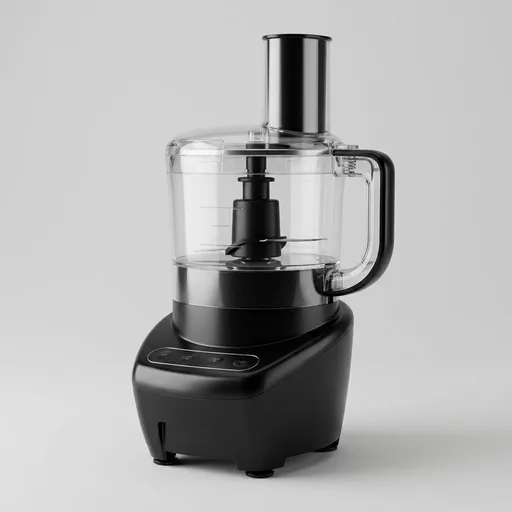 BLACK+DECKER 3-in-1 Easy Assembly 8-Cup Food Processor, Stainless Steel S-Blade, Easy-Clean, Touchpad Controls Black