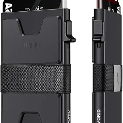 SEMORIDRFID Blocking Card Holder Wallet for Men Slim Minimalist Wallet