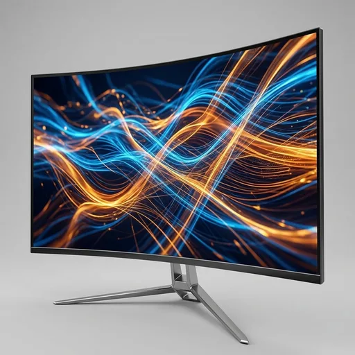 Gaming Monitor, Curved Computer Monitor 32'', Curved Gaming Monitor QHD(2560x1440) 180Hz, Curved Monitor w/Multi-Window, R2800, HDR, FreeSync, 1ms Display, Eye Care|Anti-Glare,PC Monitors Black