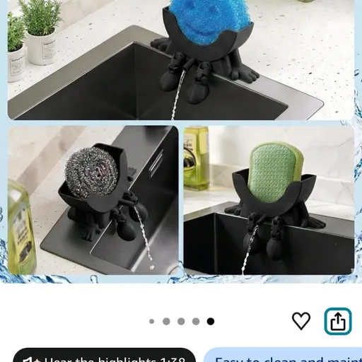 Creative Drainage Sponge Holder