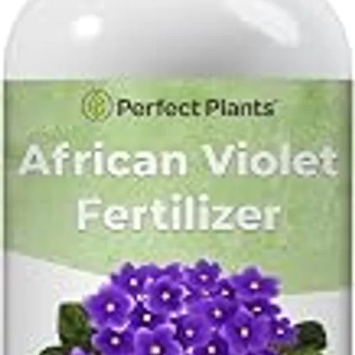 Perfect Plants African Violet Fertilizeri, 4 oz, Liquid Bloom Food Drops | Gentle 2-2-2 that won't burn sensitive roots, dilute into a quart of water, encourages vibrant flowers and lush foliage