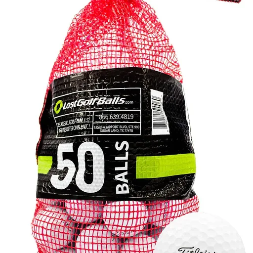 50 Near Mint Titleist Pro V1 AAAA Recycled Used Golf Balls, 50-Pack