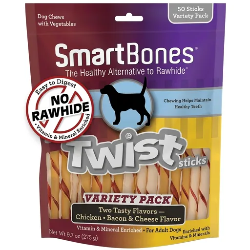 SmartBones Twist Sticks Rawhide-Free Dog Treats