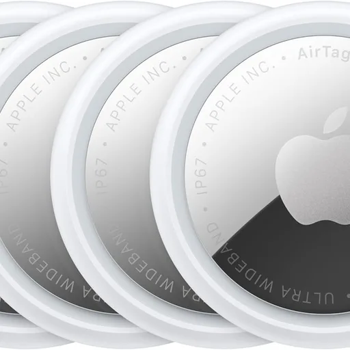 Apple AirTag (2nd Generation) - 4 Pack: Tracker for Keychain, Wallet, and More; Locator with Sound; Simple One-Tap Setup with iPhone or iPad; Key Finder with up to 1.5X Precision Finding Range*