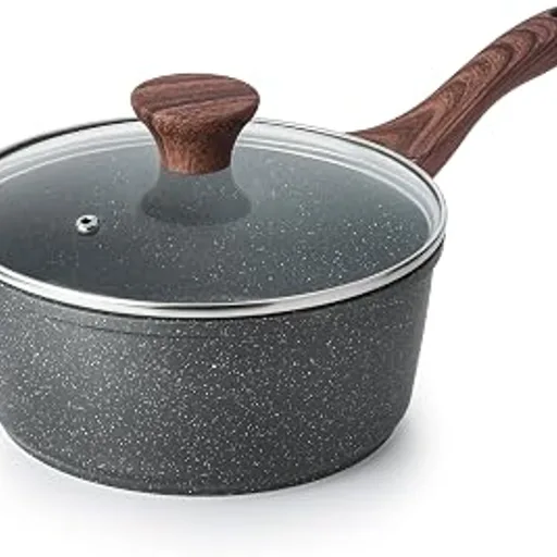 SENSARTE Nonstick Saucepan with Lid