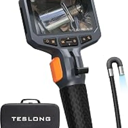 Teslong Articulating Borescope for Mechanic Automotive HVAC Wall Inspection