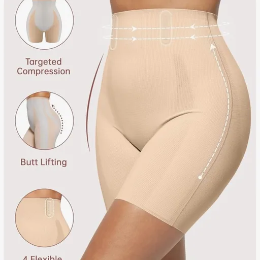 OEAK Womens Tummy Control Shapewear Seamless Girdle High Waisted Shapewear